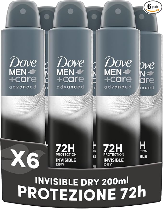 Dove Men+Care Deodorante Invisible Dry Spray 200ml
