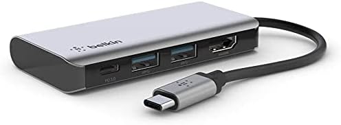 Belkin Adattatore USB-C 4 in 1 con HDMI 4K e ricarica