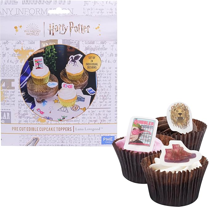 PME Harry Potter Stampe in Zucchero edibili ritagliabili per cupcake
