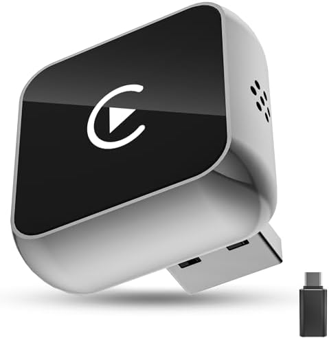 Adattatore Wireless Android Auto CarPlay 2-in-1 USB Type-C per Apple