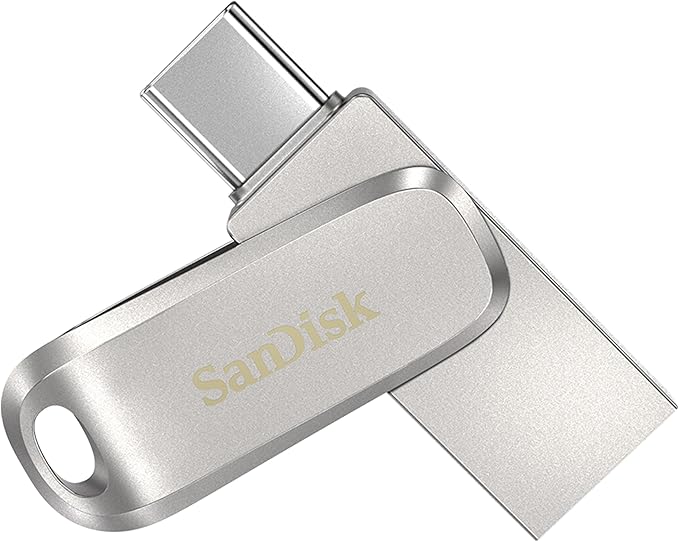 SanDisk Ultra Dual Drive Luxe 64GB Unità Flash (Pendrive con connettori USB reversibili di Tipo C e Tipo A)