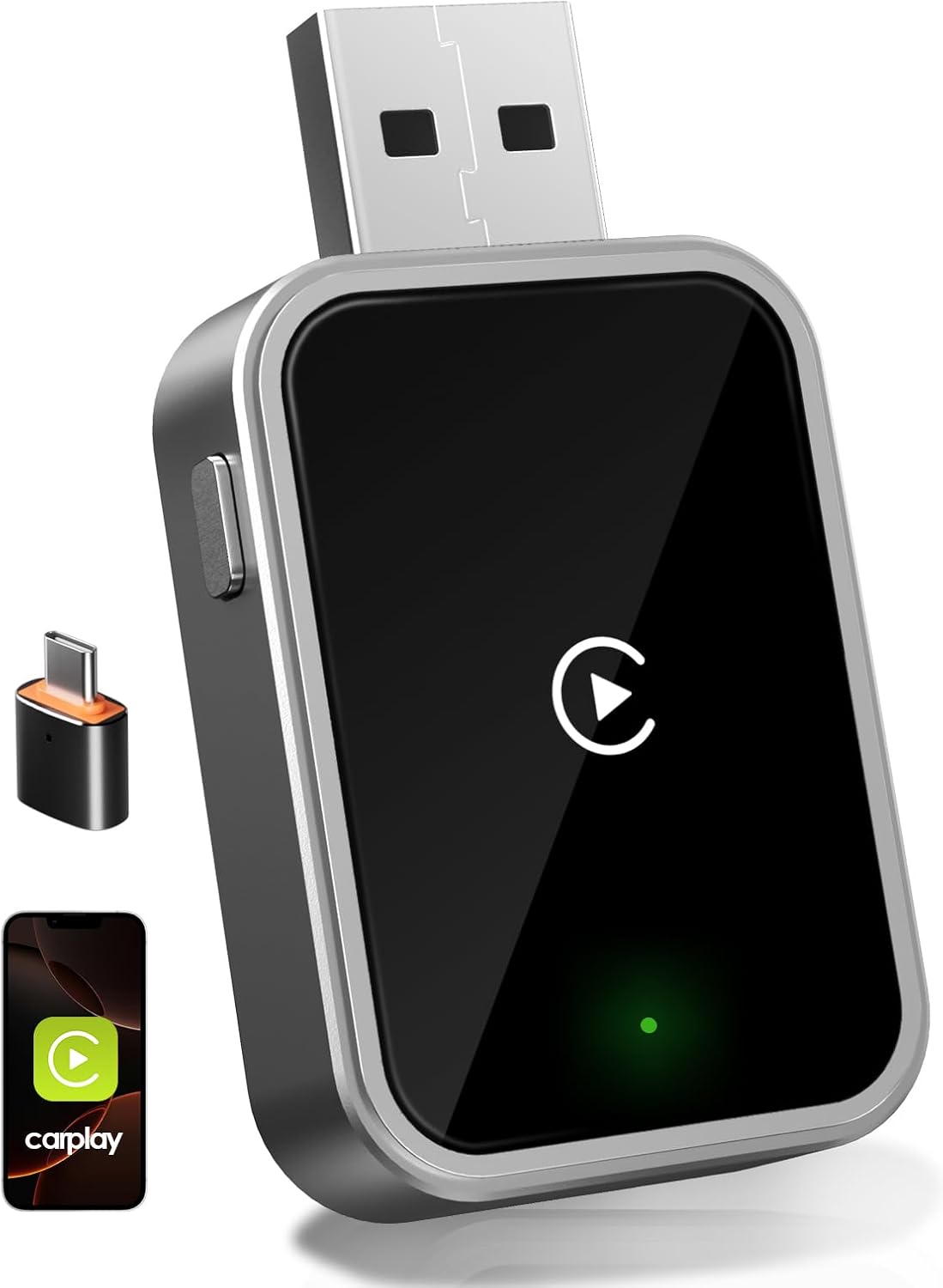 🛞 Adattatore Wireless CarPlay 2026 USB/Type-C Connessione Veloce