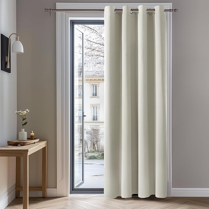 Deconovo Tenda Oscurante Beige Chiaro 140x260 cm