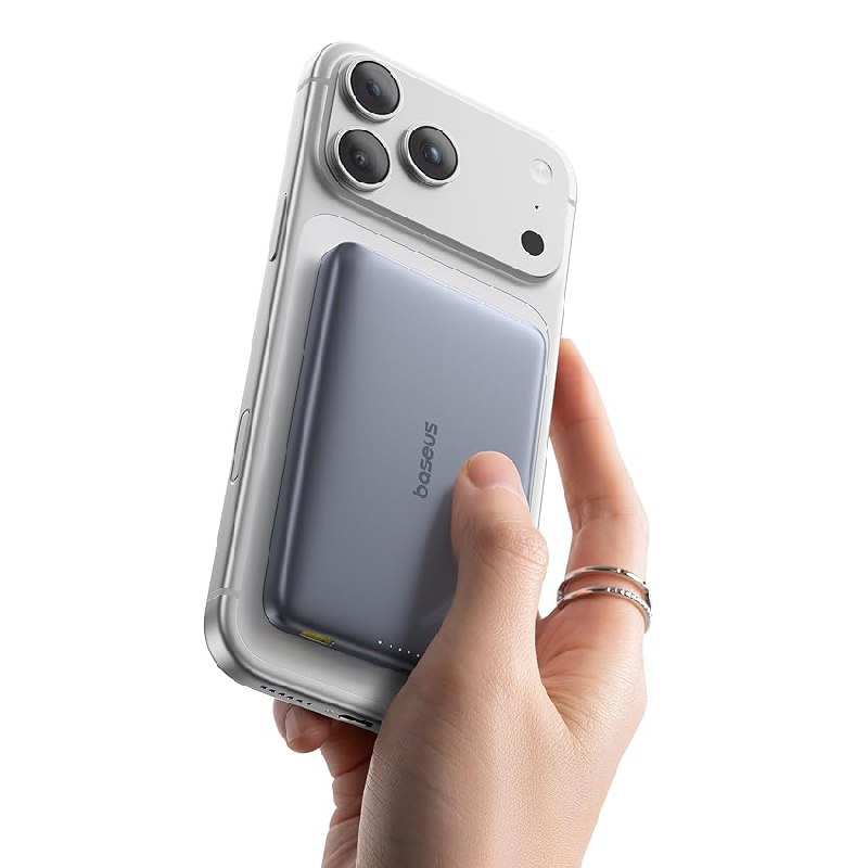 Baseus Picogo AM41 Power Bank, 10000mAh Qi2 Magsafe Powerbank 15W Wireless