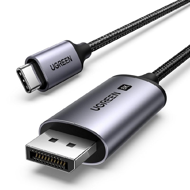 UGREEN Cavo USB C a DisplayPort 1.4 8K 60Hz 30Hz 4K 240Hz 144Hz HDR VRR Thunderbolt