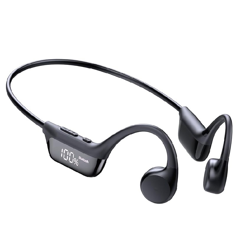 Cuffie Conduzione Ossea Bluetooth 6.0 Cuffie Open Ear Wireless